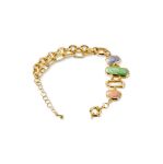 14K Altın Kaplama Taşlı Bileklik resmi