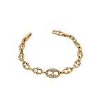 14K Altın Kaplama Mask Bileklik resmi