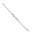 Mesmera Gümüş Kaplama Taşlı Bileklik resmi