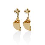 14K Altın Kaplama Sedefli Küpe resmi