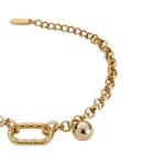 Mesmera 14K Altın Kaplama Bileklik resmi