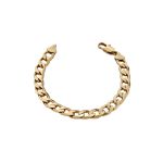 Mesmera Altın Kaplama Klasik Zincir Bileklik 19 cm resmi