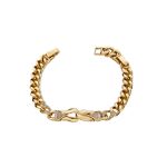 Mesmera Altın Kaplama Taşlı Bileklik 17 cm resmi