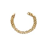 Mesmera Altın Kaplama Taşlı Bileklik 17 cm resmi