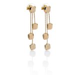 Mesmera 14K Kaplama 3 Lü Sallantılı Küpe resmi