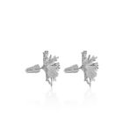 Mesmera Gümüş Kaplama Çivi Küpe resmi