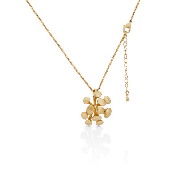 Mesmera 14K Altın kaplama Kolye Set resmi